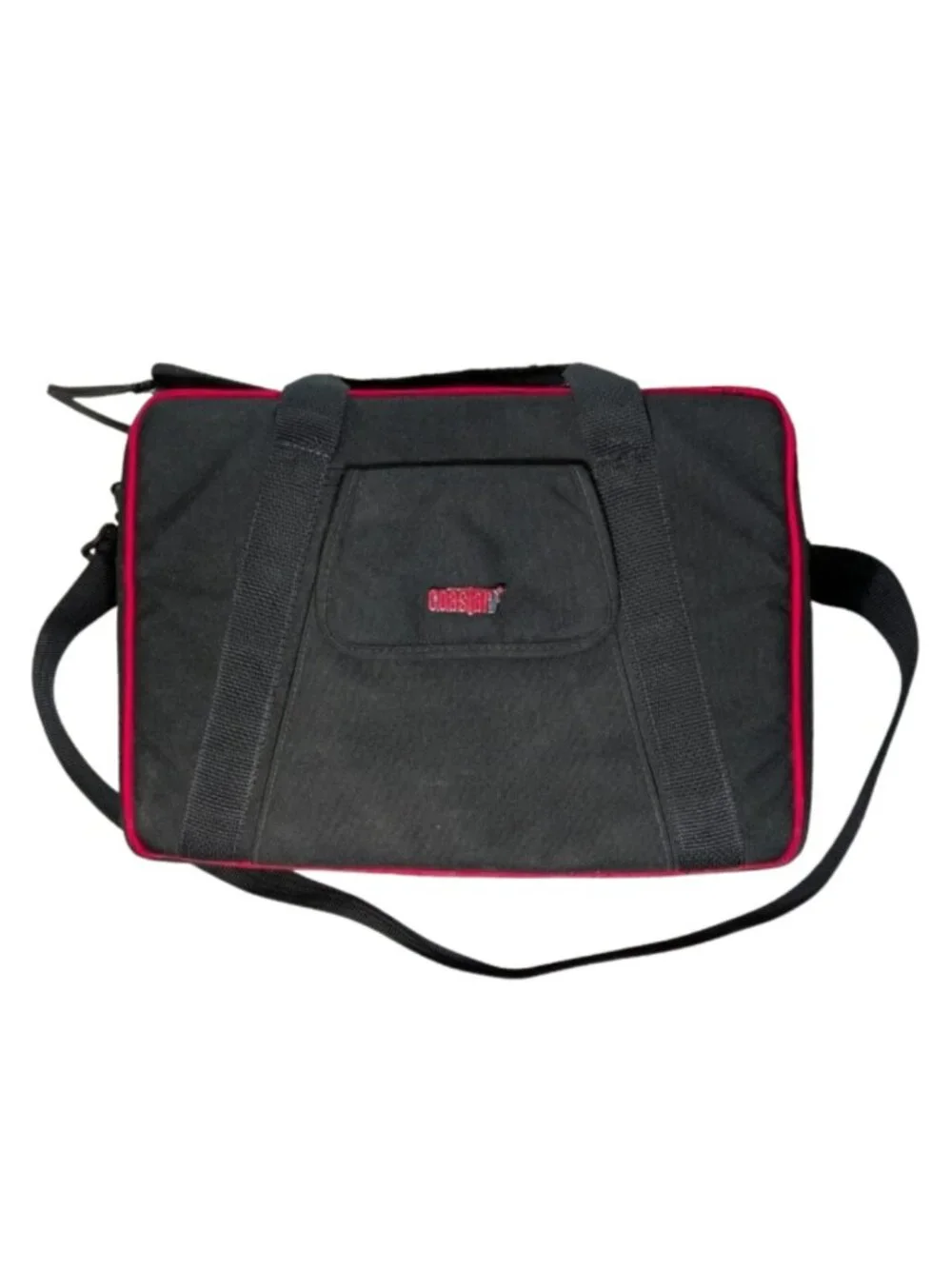 Coastar Vintage Padded Media Video Camera Gear Bag Black Red 16